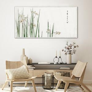 Skleneny obraz Ázijské kvety