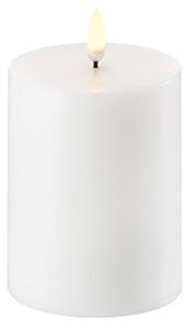 Uyuni - Pillar candle LED Nordic White 7,8 x 10 cm - Lampemesteren