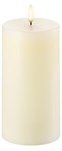 Uyuni - Pillar candle LED Ivory 7,8 x 15 cm Lighting - Lampemesteren