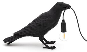 Seletti - Bird Lamp Waiting Stolová Lampa Vonkajšie Black - Lampemesteren