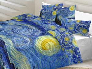 Emozzione Makosaténové obliečky STARRY NIGHT | Vincent van Gogh |140x200 70x90 cm Rozmer: 70x90, 140x200 cm