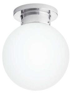 Konsthantverk - Glob Stropné Lampa Ø25 Chrome/Matt White - Lampemesteren