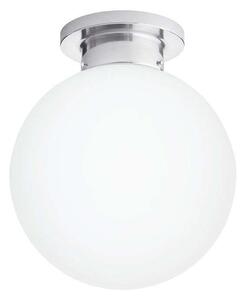 Konsthantverk - Glob Stropné Lampa Ø30 Chrome/Matt White - Lampemesteren