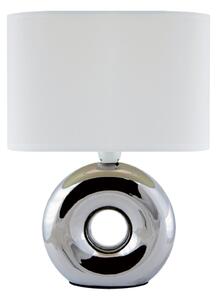 Strühm STRÜHM Moderná stolná lampa GOLF E14 CHROME/WHITE 3544