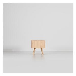 Televízny stolík z dubového dreva Gazzda Ena, 135 × 42 × 45 cm