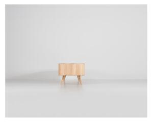 Televízny stolík z dubového dreva Gazzda Ena, 225 × 42 × 45 cm