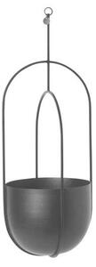 Ferm LIVING - Hanging Deco Pot Black ferm LIVING - Lampemesteren