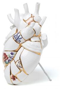 Seletti - Kintsugi Porcelain Heart Vase Love In Bloom Seletti - Lampemesteren