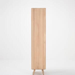 Knižnica z dubového dreva Gazzda Ena, 60 × 42 × 196 cm