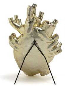 Seletti - Love In Bloom Giant Resin Heart Vase Gold - Lampemesteren