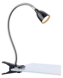 Markslöjd Markslöjd 106092 - LED Stolná lampa s klipom TULIP LED/3W/230V čierna ML1030 + záruka 3 roky zadarmo