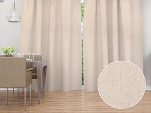 Biante Dekoračný záves Elen PM-128 Prírodná režná - šírka 140 cm 140x140 cm