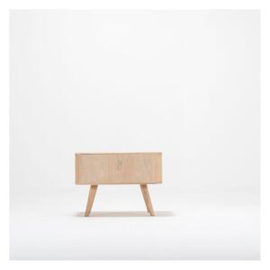 Nočný stolík z dubového dreva Gazzda Ena Two, 55 × 42 × 40 cm