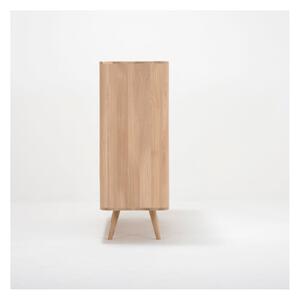 Komoda z dubového dreva Gazzda Ena Two, 135 × 42 × 110 cm