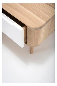 Nočný stolík z dubového dreva Gazzda Ena Two, 55 × 42 × 40 cm