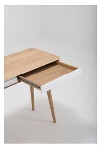 Konzolový stolík z dubového dreva Gazzda Ena