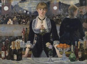 Manet, Edouard - Obrazová reprodukcia A Bar at the Folies-Bergere, 1881-82, (40 x 30 cm)