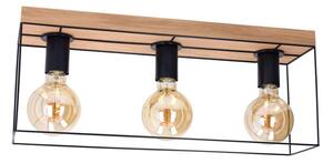 Envostar - Gretter 3 Stropné Lampa Wood/Black Envostar - Lampemesteren