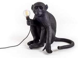 Seletti - Monkey Sitting Vonkajšie Stolová Lampa Black - Lampemesteren