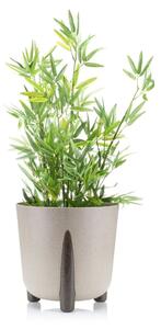 PLASTOVÝ KVETINÁČ MOSS ECO 32X34 CM BÉŽOVÁ