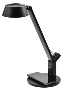 Stolná lampa s bezdrôtovým nabíjaním Leo Nilsen LED BLACK 12358