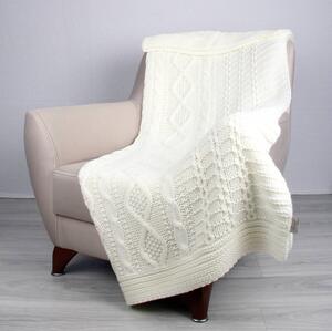 Svetlobéžová deka Totu, 170 × 130 cm
