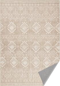 SONGMICS Obdĺžnikový koberec ORIENT 120x170 cm cappuccino béžový