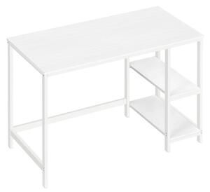 SONGMICS Písací stôl VASAGLE PENEE 120 cm biely