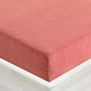 Froté napínacie prestieradlo FR-001 Koralové 90 x 200 - výška 20 cm