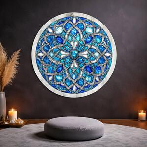 DUBLEZ | Drevený obraz mandala - Zirkón | UV potlač, Premium