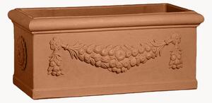Exteriérový obal na kvetináč Rettangolo Festonato, V 25 cm
