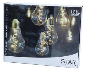 Svetelná LED reťaz Star Trading Bulbs, dĺžka 3,6 m