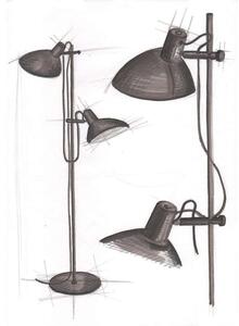 Halo Design - Metropole Stojaca Lampa 2 Antique Brass - Lampemesteren