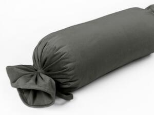 Biante Zamatový vankúš valec bonbon Velvet Prémium SVP-021 Tmavo sivozelený 15x40 cm