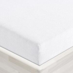 Froté napínacie prestieradlo FR-031 Biele 90 x 200 - výška 20 cm