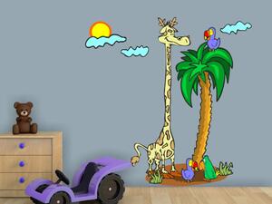 Žirafa a palma, Detské samolepky na stenu