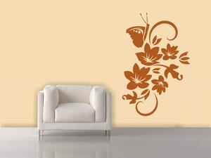 Design-19 Kytka s motýľom, Samolepky na stenu