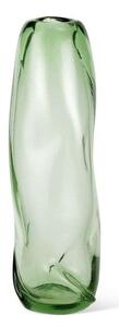 Ferm LIVING - Water Swirl Vase Tall Recycled Clear/Green - Lampemesteren
