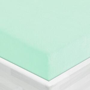 Froté napínacie prestieradlo FR-034 Mintové 90 x 200 - výška 20 cm