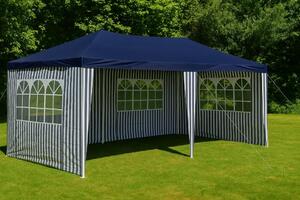 Záhradný párty stan 3 x 6 m, modrý