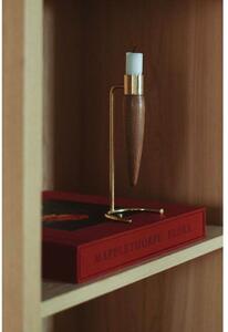 Audo Copenhagen - Umanoff Candle Holder Polished Brass/Walnut Audo Copenhagen - Lampemesteren