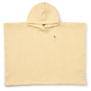 Bavlnené detské pončo Paco Stripe Yellow veľkosť na 1/2 roky