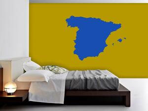Mapa Španielska - 01, Samolepky na stenu