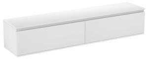 NÍZKA KOMODA, biela, 180/30/33 cm Boxxx - TV nábytok, Online Only
