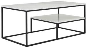 KONFERENČNÝ STOLÍK, čierna, biela, kov, kompozitné drevo, 110/60/45 cm MID.YOU - Stolíky do obývačky, Online Only