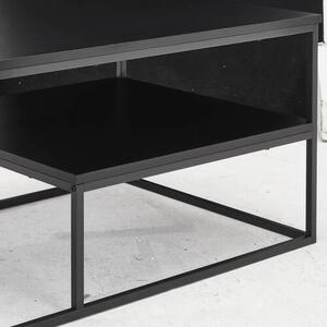 KONFERENČNÝ STOLÍK, čierna, kov, kompozitné drevo, 110/60/45 cm MID.YOU - Stolíky do obývačky, Online Only