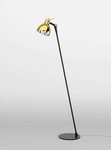 Rotaliana - Luxy Glam F0 Stojaca Lampa Black/Gold Semi Transparent - Lampemesteren