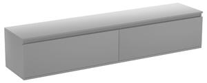 NÍZKA KOMODA, sivá, 180/30/33 cm Boxxx - TV nábytok, Online Only