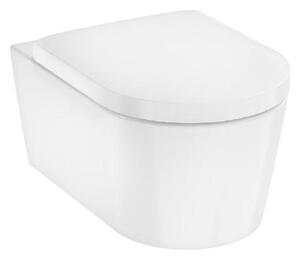 Hansgrohe EluPura S - Závesné WC s doskou SoftClose, AquaFall, SmartClean, biela 61119450
