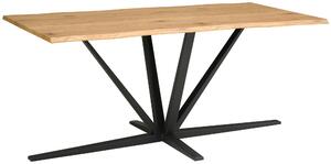 JEDÁLENSKÝ STÔL, čierna, farba duba, 180/90/76 cm MID.YOU - Online Only jedálne, Online Only